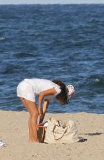 SOLANGE KNOWLES Out on the Beach in The Hamptons 07/16/2020