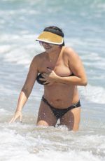 STACEY GIGGS in Bikini at a Beach 07/06/2020