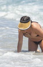 STACEY GIGGS in Bikini at a Beach 07/06/2020