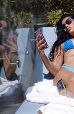 SUELYN MEDEIROS in Bikini at a Pool in Los Angeles 06/29/2020