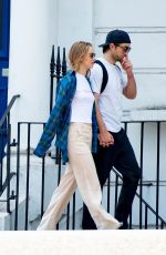 SUKI WATERHOUSE and Robert Pattinson Out in London 07/21/2020