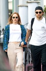 SUKI WATERHOUSE and Robert Pattinson Out in London 07/21/2020