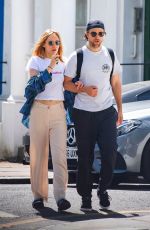 SUKI WATERHOUSE and Robert Pattinson Out in London 07/21/2020