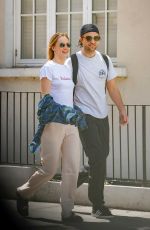 SUKI WATERHOUSE and Robert Pattinson Out in London 07/21/2020