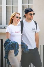 SUKI WATERHOUSE and Robert Pattinson Out in London 07/21/2020