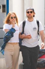 SUKI WATERHOUSE and Robert Pattinson Out in London 07/21/2020