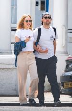 SUKI WATERHOUSE and Robert Pattinson Out in London 07/21/2020