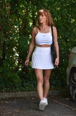 SUMMER MONTEYS-FULLUM Arrives at a Tennis Court in Canterbury 07/19/2020