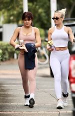 TAMMY HEMBROW and STARLETTE THYNNE Heading to a Gym on Gold Coast 07/07/2020