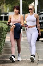 TAMMY HEMBROW and STARLETTE THYNNE Heading to a Gym on Gold Coast 07/07/2020