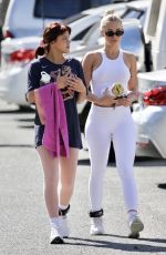 TAMMY HEMBROW and STARLETTE THYNNE Heading to a Gym on Gold Coast 07/07/2020
