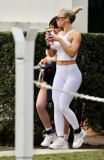TAMMY HEMBROW and STARLETTE THYNNE Heading to a Gym on Gold Coast 07/07/2020