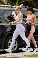 TAMMY HEMBROW and STARLETTE THYNNE Heading to a Gym on Gold Coast 07/07/2020