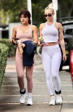TAMMY HEMBROW and STARLETTE THYNNE Heading to a Gym on Gold Coast 07/07/2020