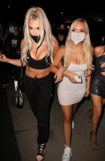 TANA MONGEAU, DAISY MARQUEZ and ABBY RAI at Boa Steakhouse in West Hollywood 07/19/2020