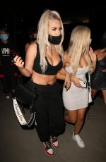 TANA MONGEAU, DAISY MARQUEZ and ABBY RAI at Boa Steakhouse in West Hollywood 07/19/2020