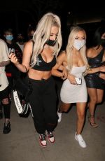 TANA MONGEAU, DAISY MARQUEZ and ABBY RAI at Boa Steakhouse in West Hollywood 07/19/2020