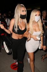 TANA MONGEAU, DAISY MARQUEZ and ABBY RAI at Boa Steakhouse in West Hollywood 07/19/2020