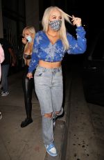 TANA MONGEAU Night Out with Friends in West Hollywood 07/10/2020