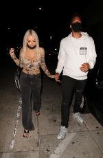 TANA MONGEAU Out for Dinner in West Hollywood 07/17/2020