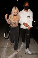 TANA MONGEAU Out for Dinner in West Hollywood 07/17/2020