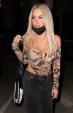 TANA MONGEAU Out for Dinner in West Hollywood 07/17/2020