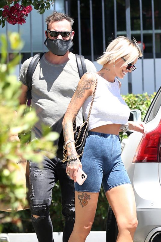 TINA LOUISE and Brian Austin Green at Sage in Agoura Hills 07/13/2020