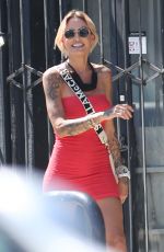 TINA LOUISE and Brian Austin Green at Sugar Taco in Los Angeles 07/08/2020