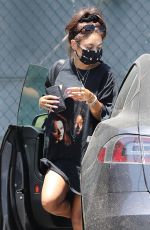 VANESSA HUDGENS Arrives at a Gym in Hollywood 07/16/2020