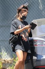 VANESSA HUDGENS Arrives at a Gym in Hollywood 07/16/2020