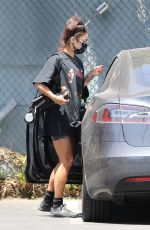 VANESSA HUDGENS Arrives at a Gym in Hollywood 07/16/2020