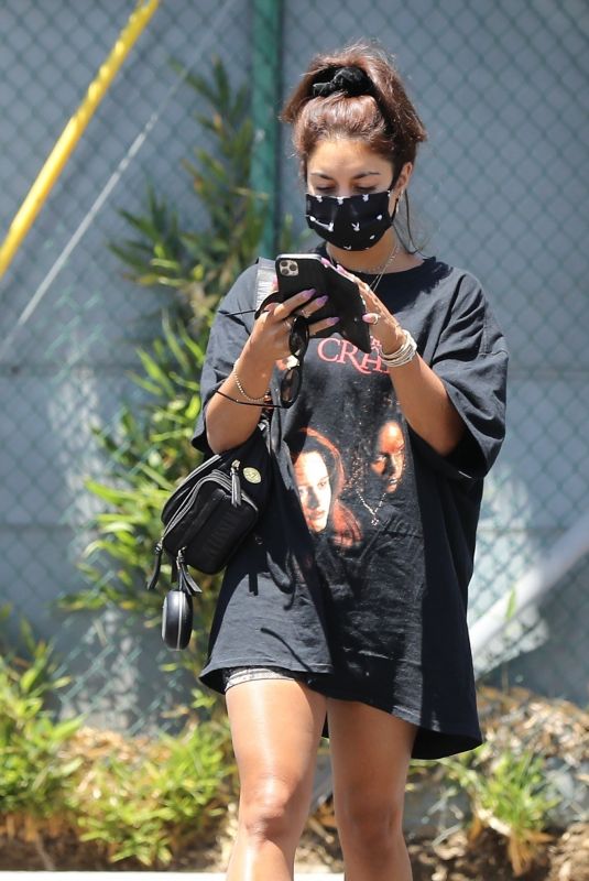 VANESSA HUDGENS Arrives at a Gym in Hollywood 07/16/2020