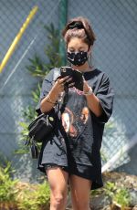 VANESSA HUDGENS Arrives at a Gym in Hollywood 07/16/2020