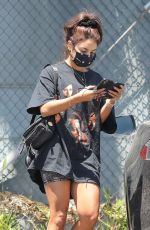 VANESSA HUDGENS Arrives at a Gym in Hollywood 07/16/2020