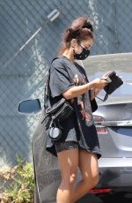 VANESSA HUDGENS Arrives at a Gym in Hollywood 07/16/2020