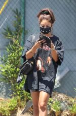 VANESSA HUDGENS Arrives at a Gym in Hollywood 07/16/2020