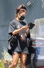 VANESSA HUDGENS Arrives at a Gym in Hollywood 07/16/2020