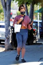 VANESSA HUDGENS in Leggings Out in West Hollywood 07/15/2020