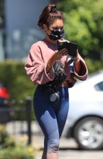 VANESSA HUDGENS in Leggings Out in West Hollywood 07/15/2020