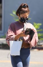 VANESSA HUDGENS in Leggings Out in West Hollywood 07/15/2020