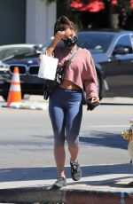 VANESSA HUDGENS in Leggings Out in West Hollywood 07/15/2020