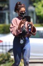 VANESSA HUDGENS in Leggings Out in West Hollywood 07/15/2020