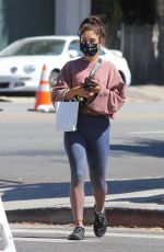 VANESSA HUDGENS in Leggings Out in West Hollywood 07/15/2020