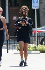 VANESSA HUDGENS Leaves a Gym in Los Angeles 07/09/2020