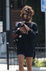 VANESSA HUDGENS Leaves a Gym in Los Angeles 07/09/2020