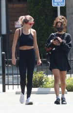 VANESSA HUDGENS Leaves a Gym in Los Angeles 07/09/2020