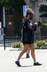 VANESSA HUDGENS Leaves a Gym in Los Angeles 07/09/2020