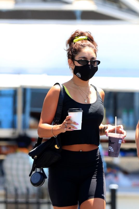 VANESSA HUDGENS Leaves Gym in West Hollywood 07/13/2020