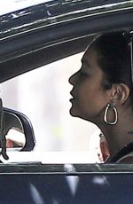 VANESSA HUDGENS Out Driving in Hollywood 07/19/2020
