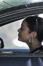 VANESSA HUDGENS Out Driving in Hollywood 07/19/2020